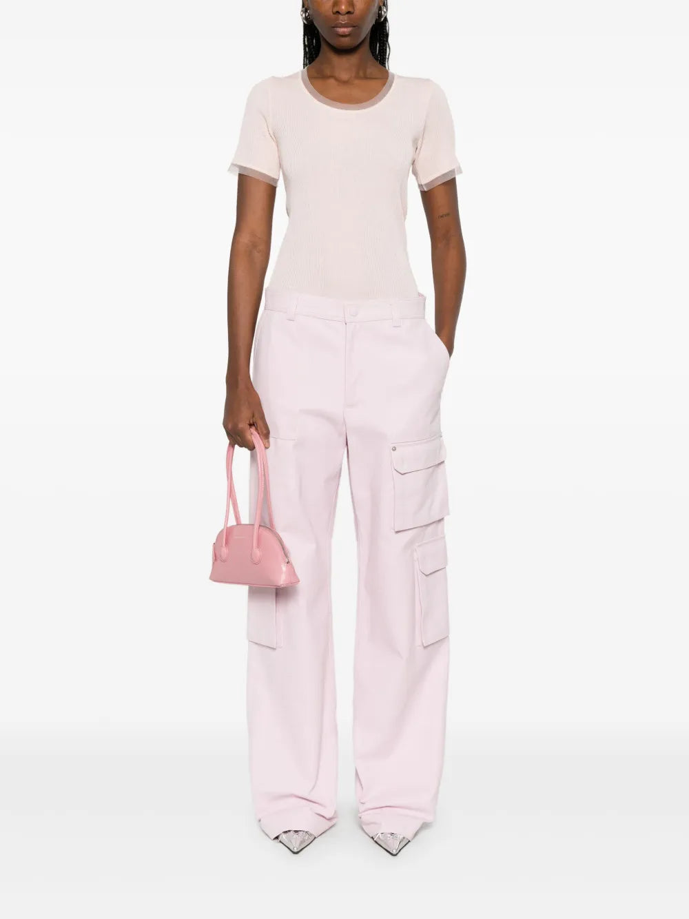 Tulle-Insert T-Shirt