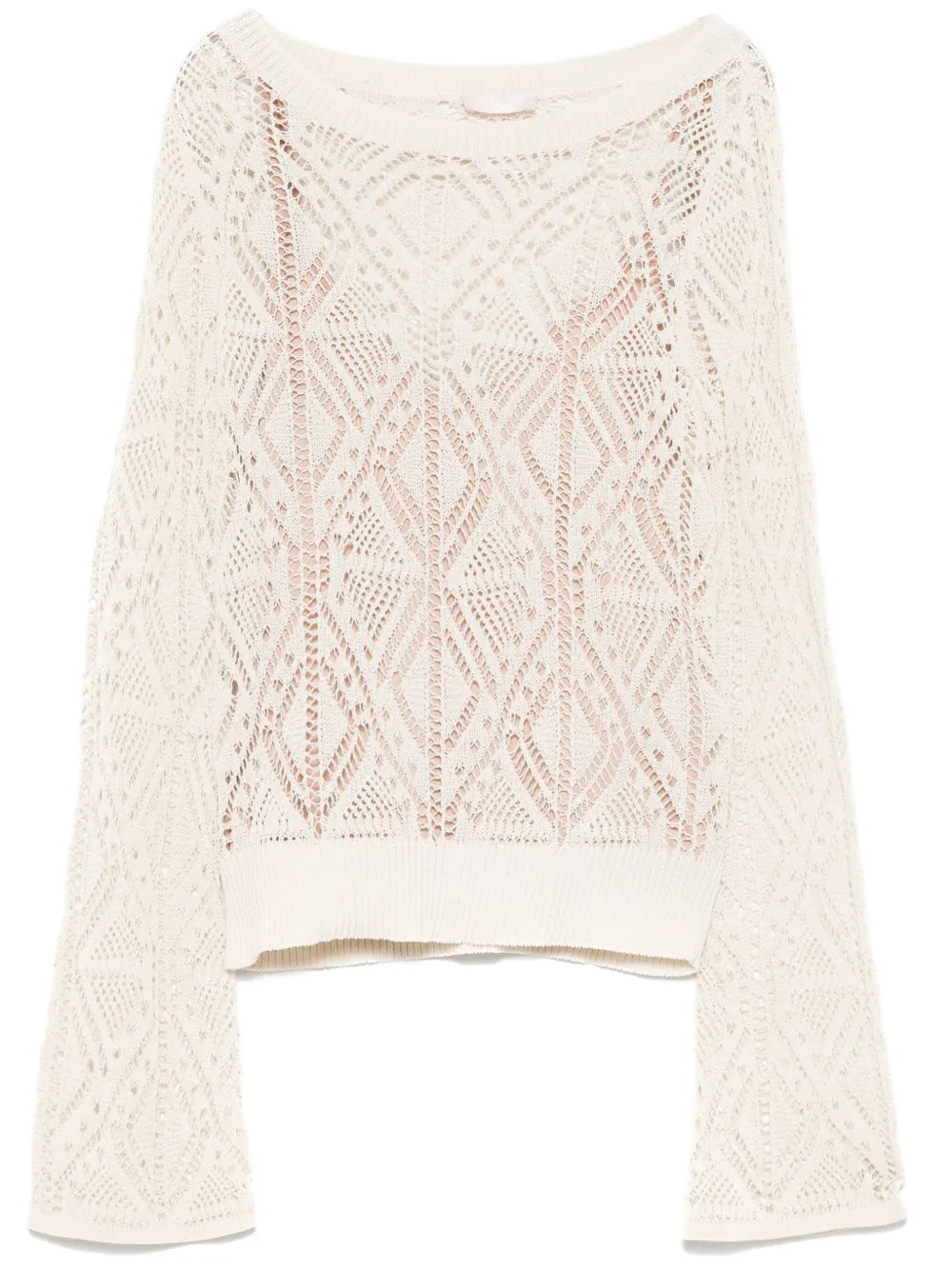 Crochet-Knit Top