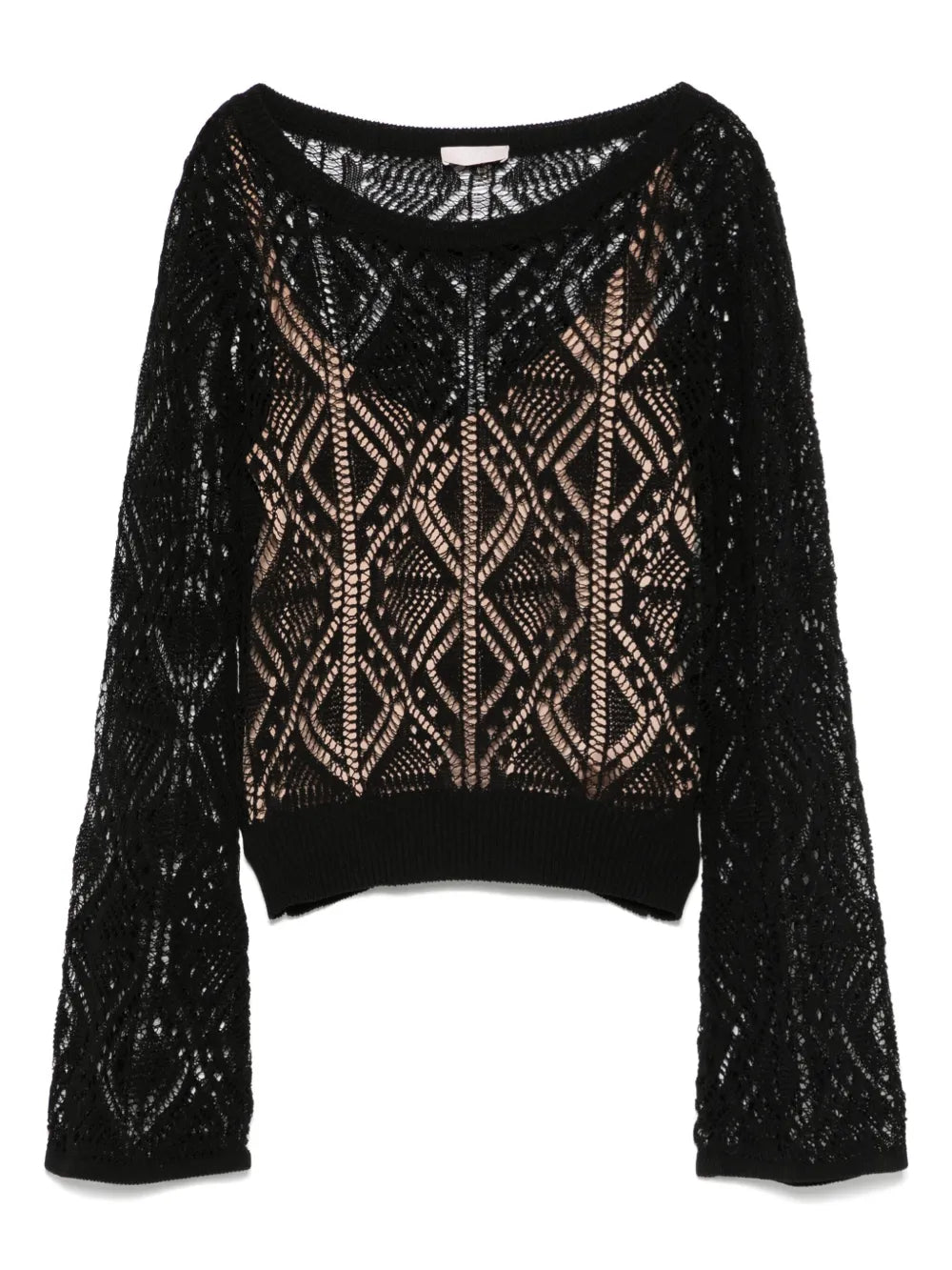 Crochet-Knit Top