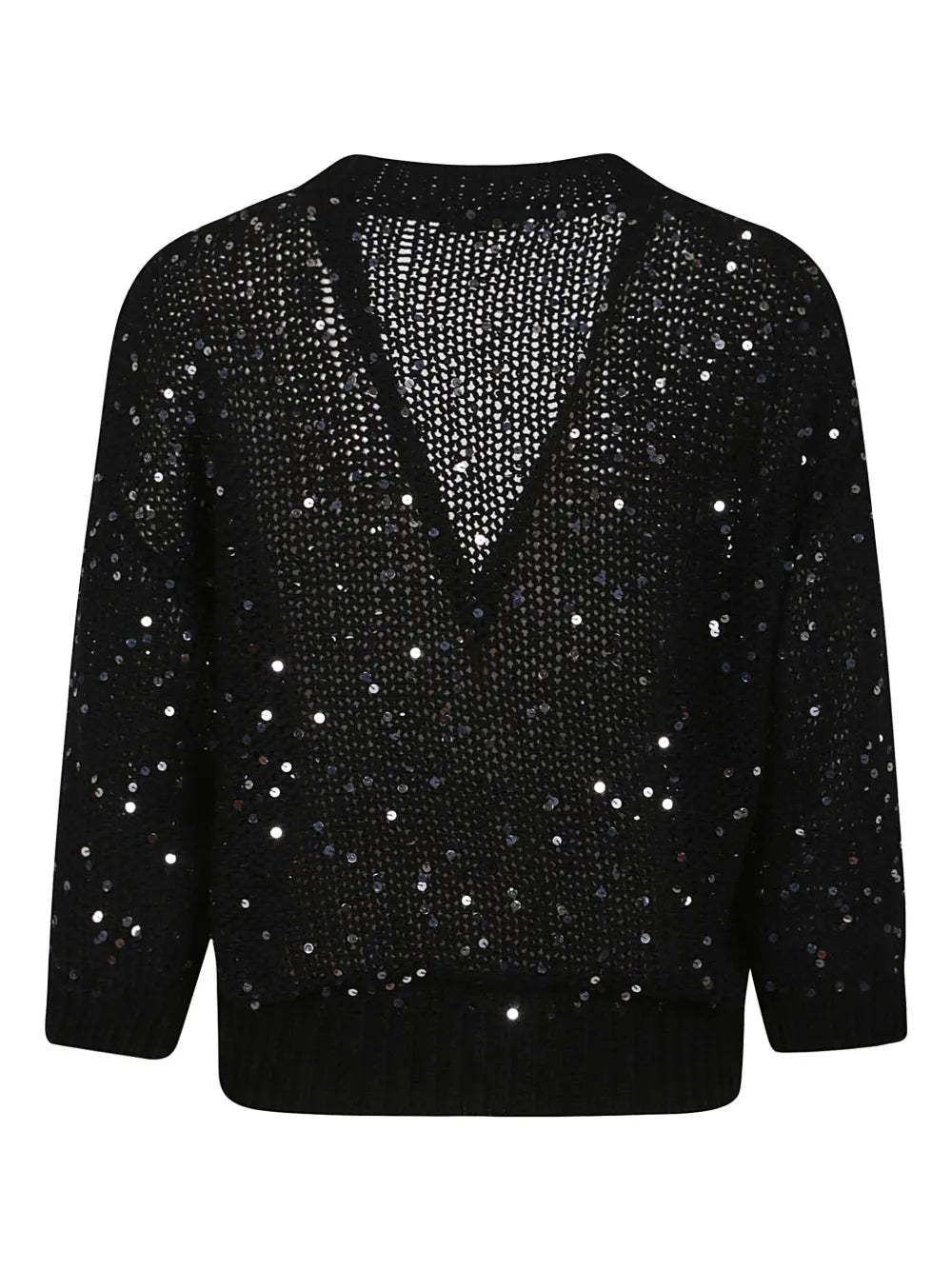 Sequin-Embellished Cardigan