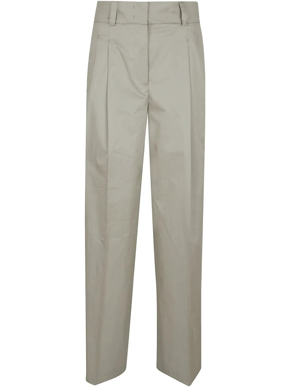 Pleat-Front Tailored Trousers
