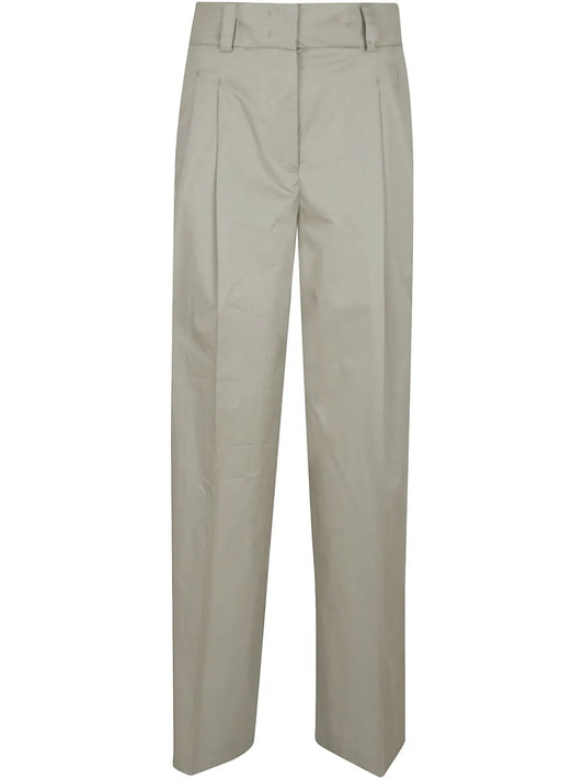 Pleat-Front Tailored Trousers