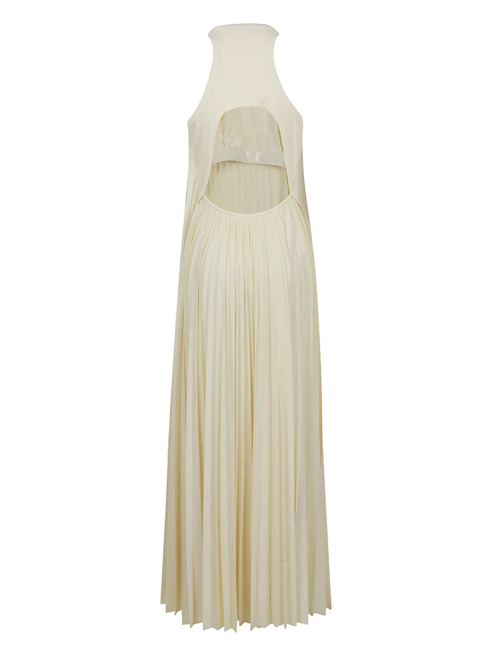 Pleated Halter Dress