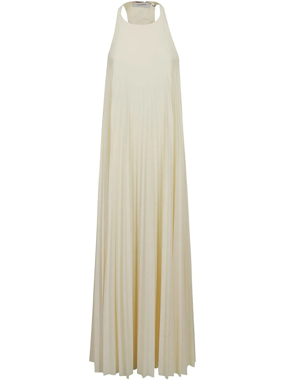 Pleated Halter Dress