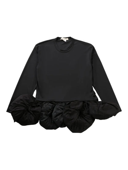 Mesh-Detailing Blouse