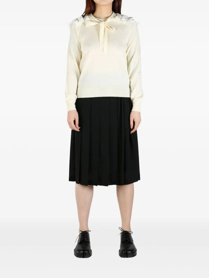 Cape-Detail Jumper