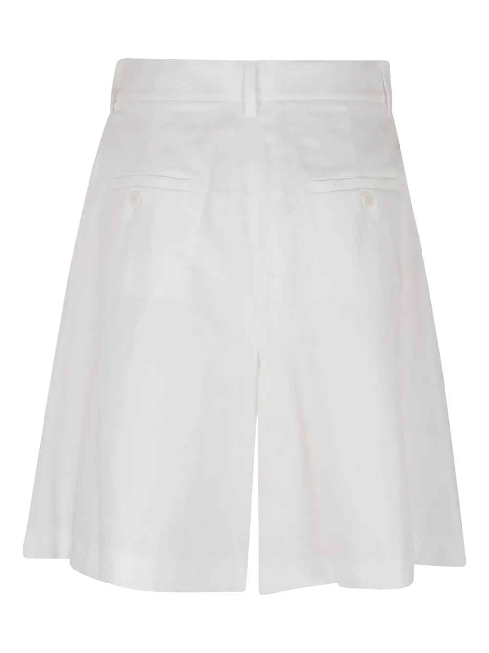Tailored Pleat-Detail Shorts