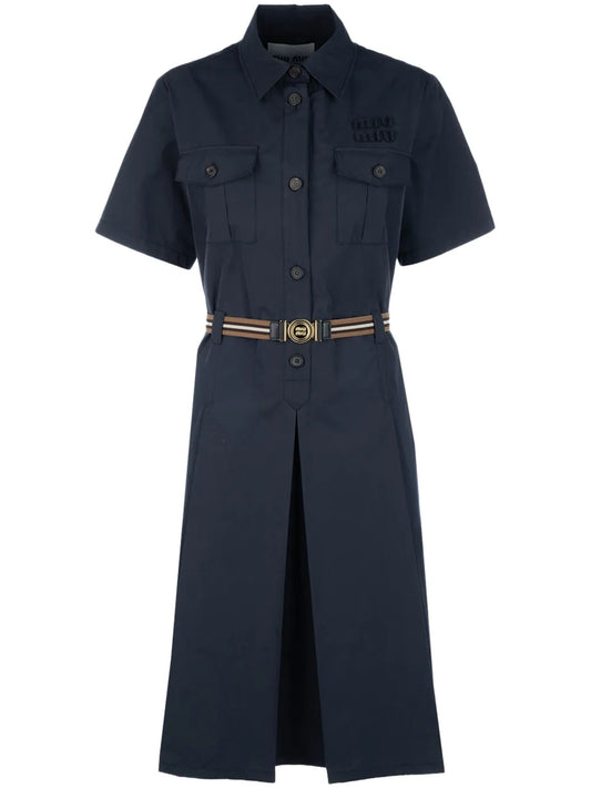 Belted Shirt Dress