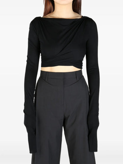 Open-Back Cropped Top