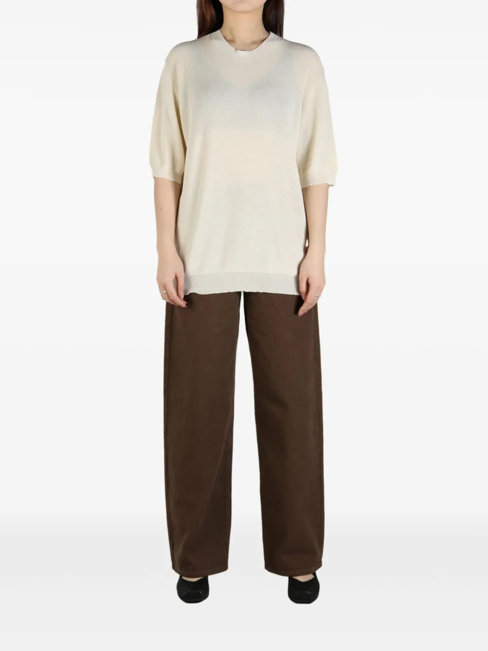 Fine-Knit T-Shirt