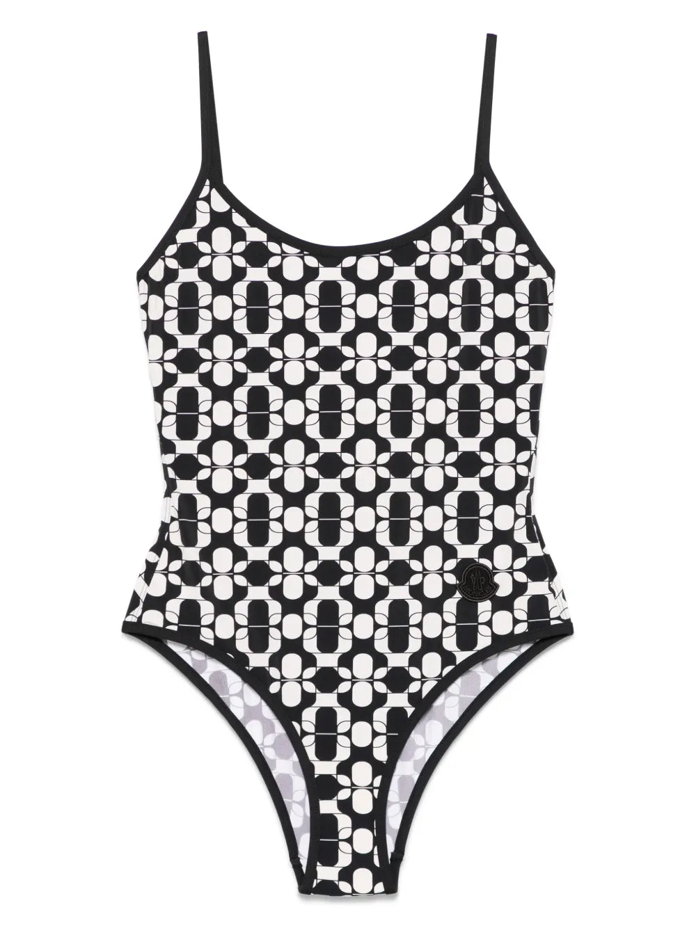 Geometric-Print Swimsuit