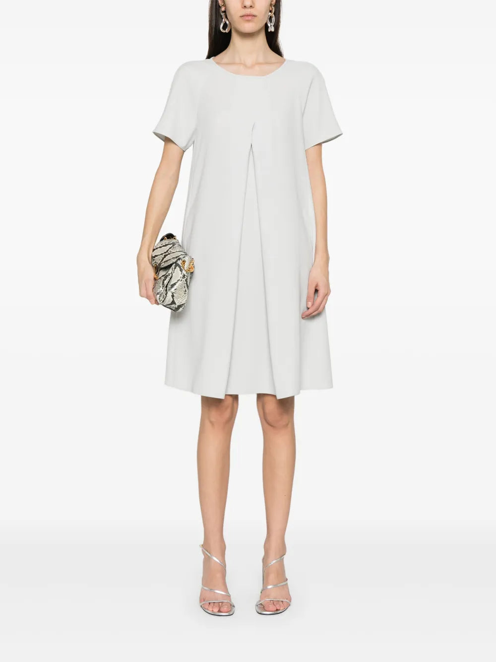 Crew-Neck Mini Dress