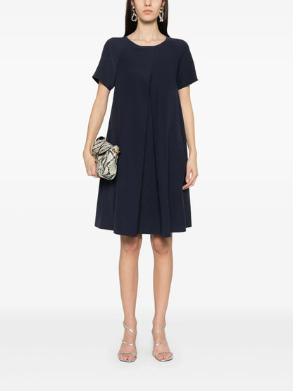 Crew-Neck Mini Dress