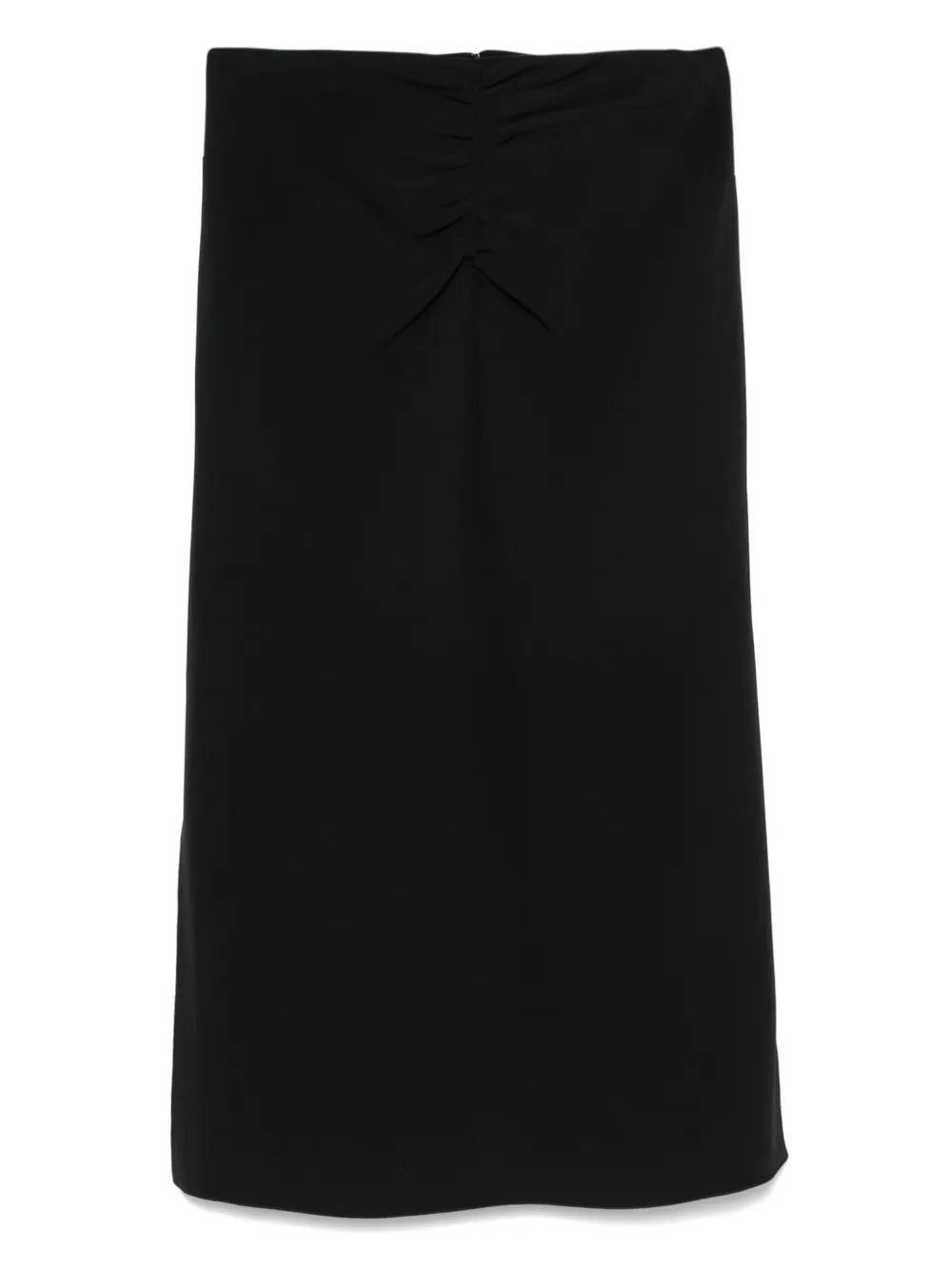 Gathered Midi Skirt