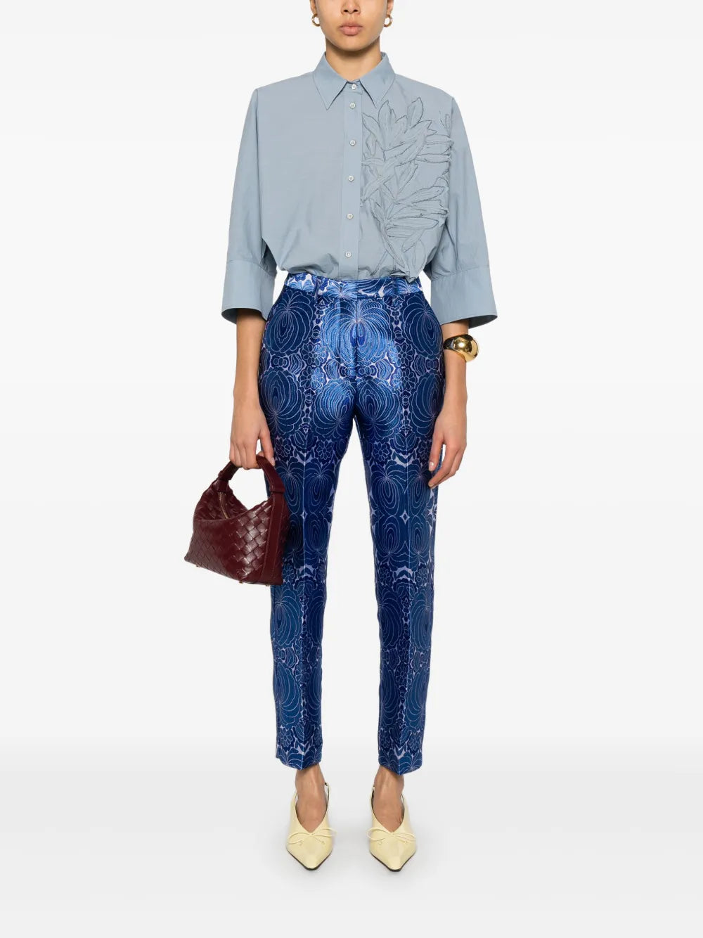 Floral-Detail Shirt