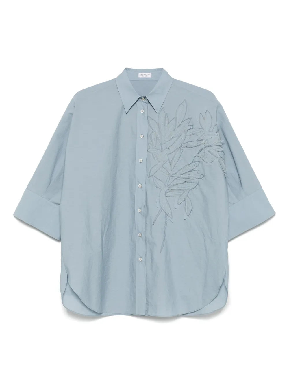 Floral-Detail Shirt