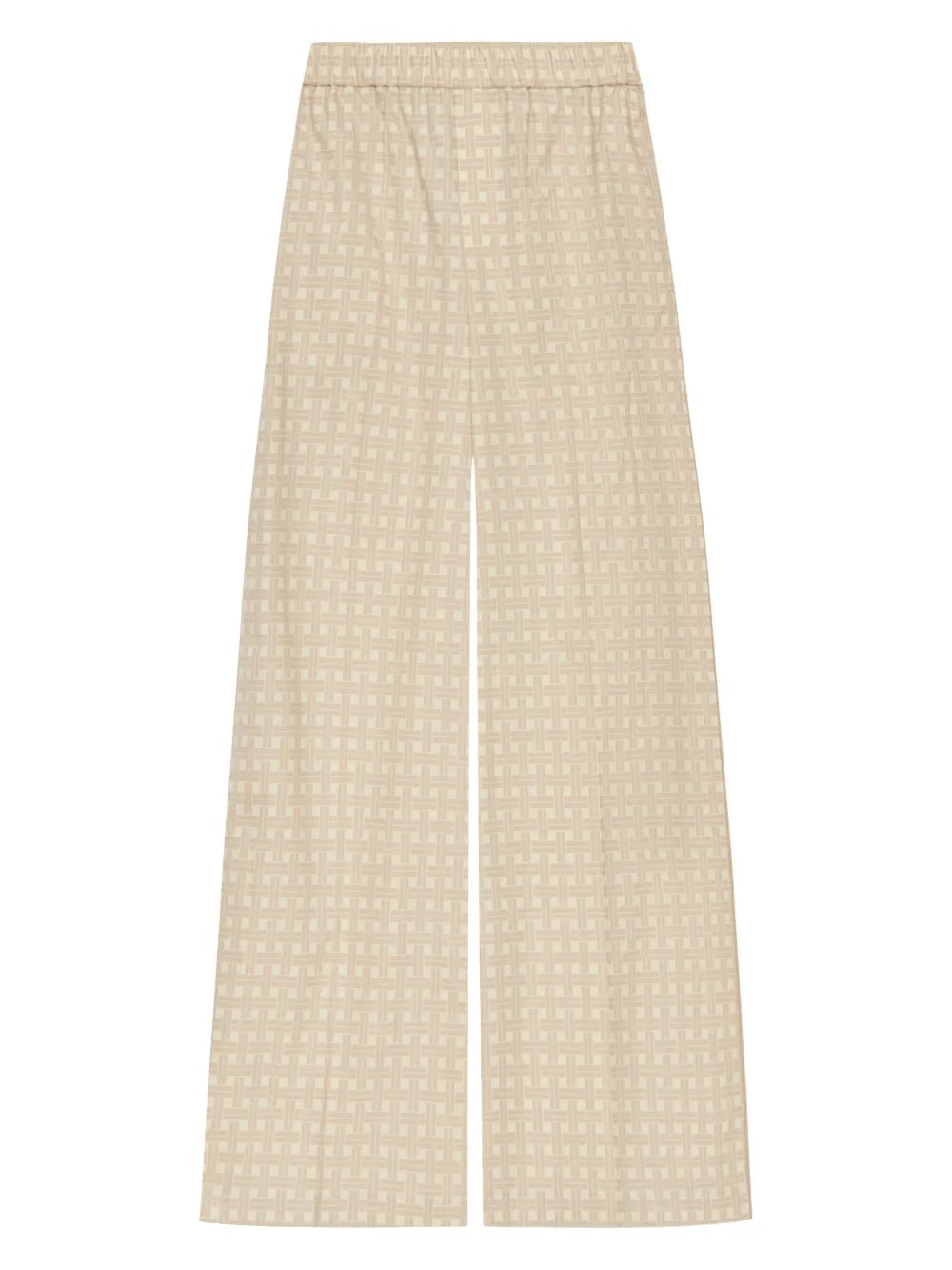 Pattern-Jacquard Trousers