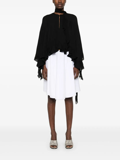Poplin Midi Skirt