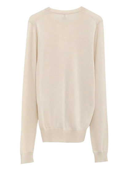 Knitted Crew-Neck Jumper
