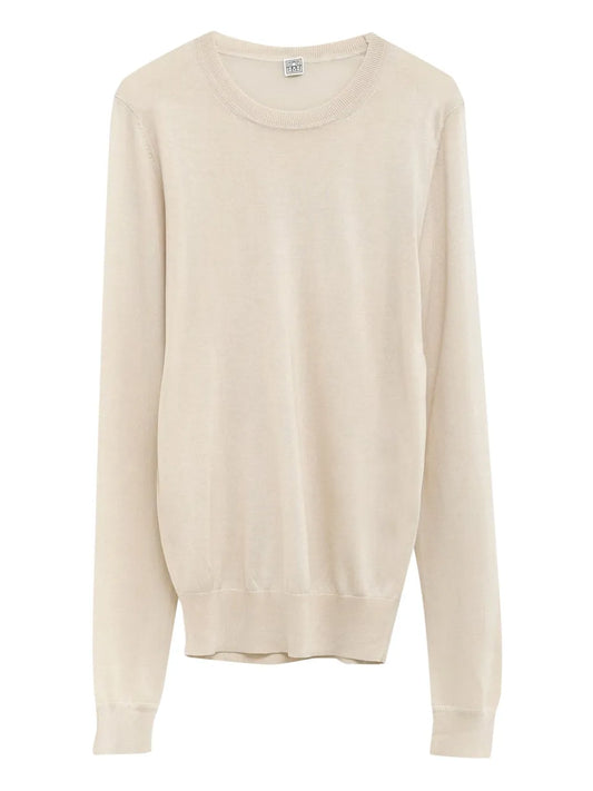Knitted Crew-Neck Jumper