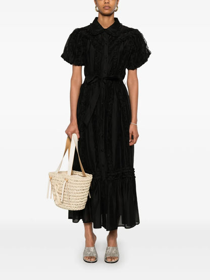 Ruffled Midi Dress