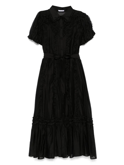 Ruffled Midi Dress