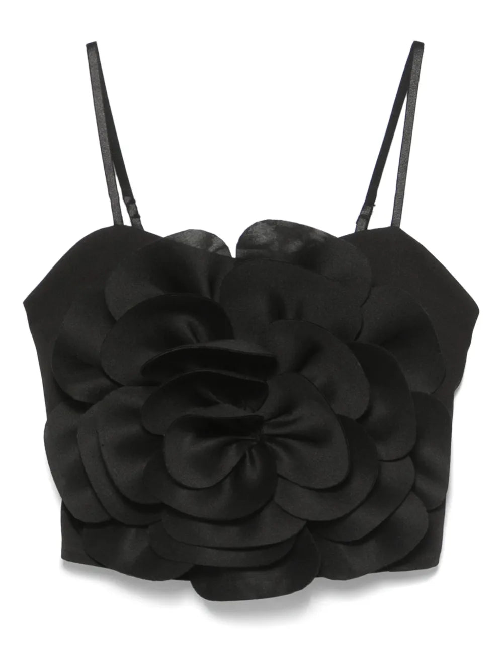 Floral-Appliqué Top