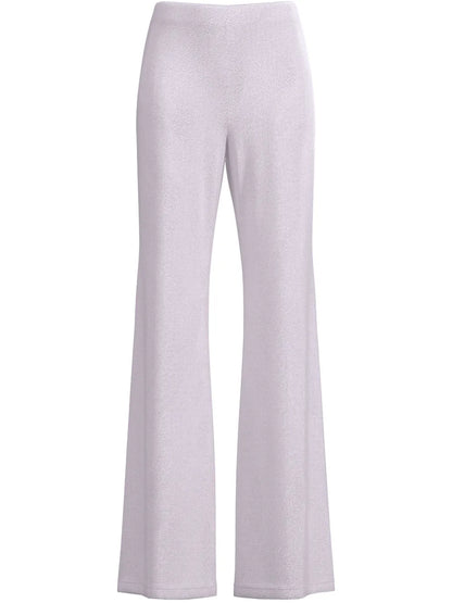 Lurex-Jacquard Trousers