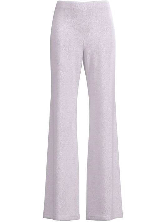 Lurex-Jacquard Trousers