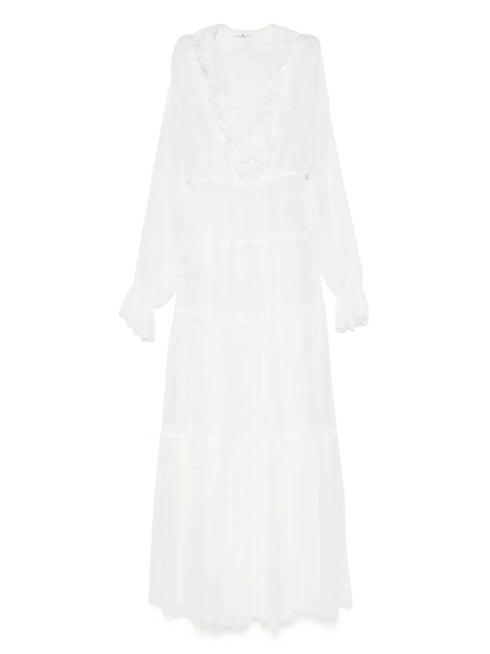 Ruffle-Detailed Maxi Dress