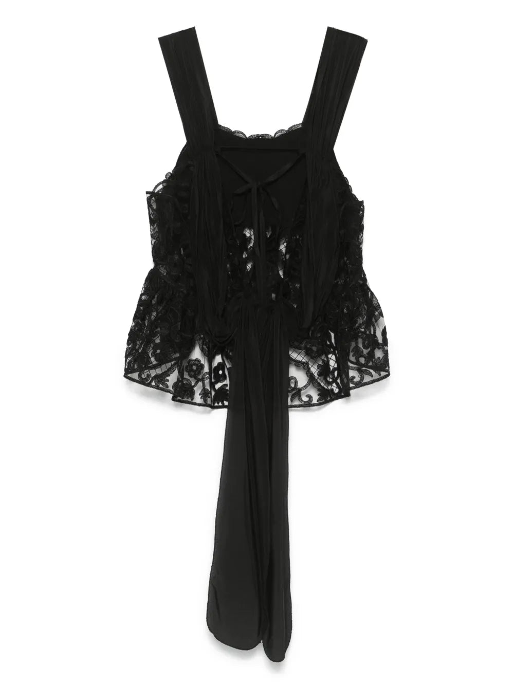 Floral-Embroidery Top