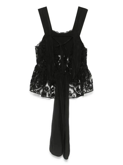 Floral-Embroidery Top