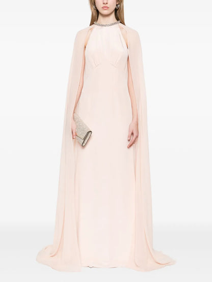 Silk Chiffon Maxi Dress