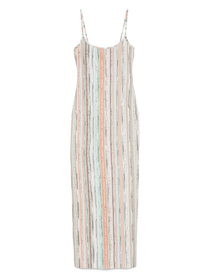 Striped Lurex Dress