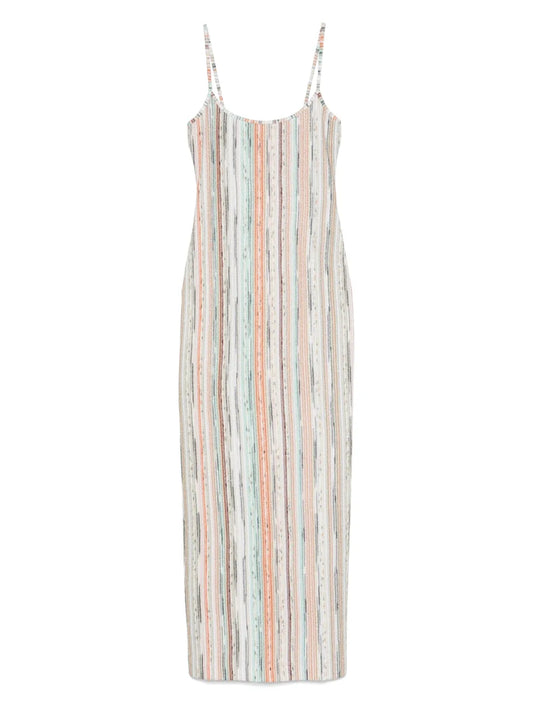 Striped Lurex Dress