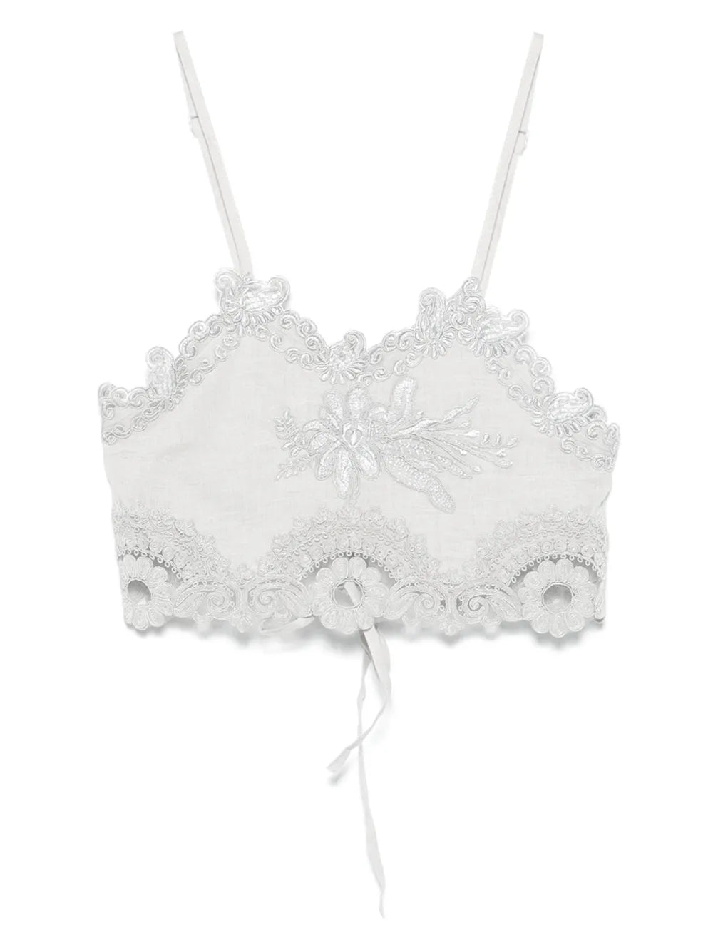 Floral-Embroidery Top