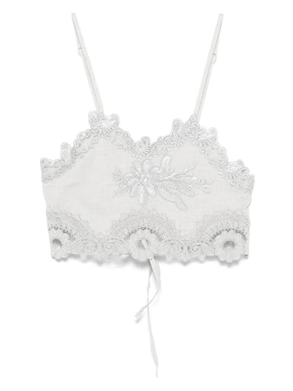 Floral-Embroidery Top