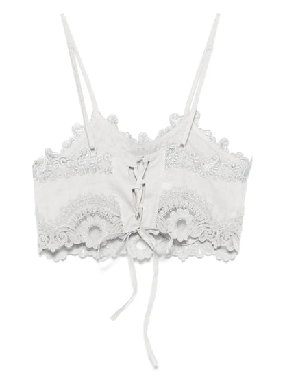 Floral-Embroidery Top