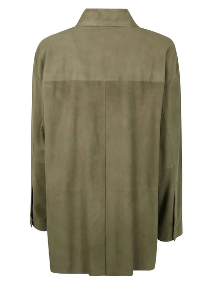 Suede Overshirt