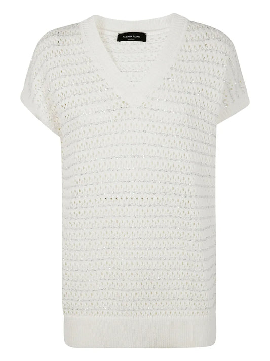 Open-Knit T-Shirt