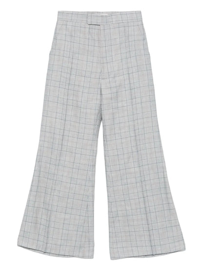 Cropped Wide Trousers