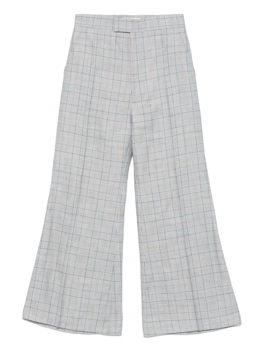 Cropped Wide Trousers