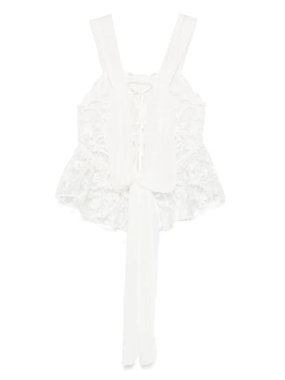 Floral-Embroidery Top