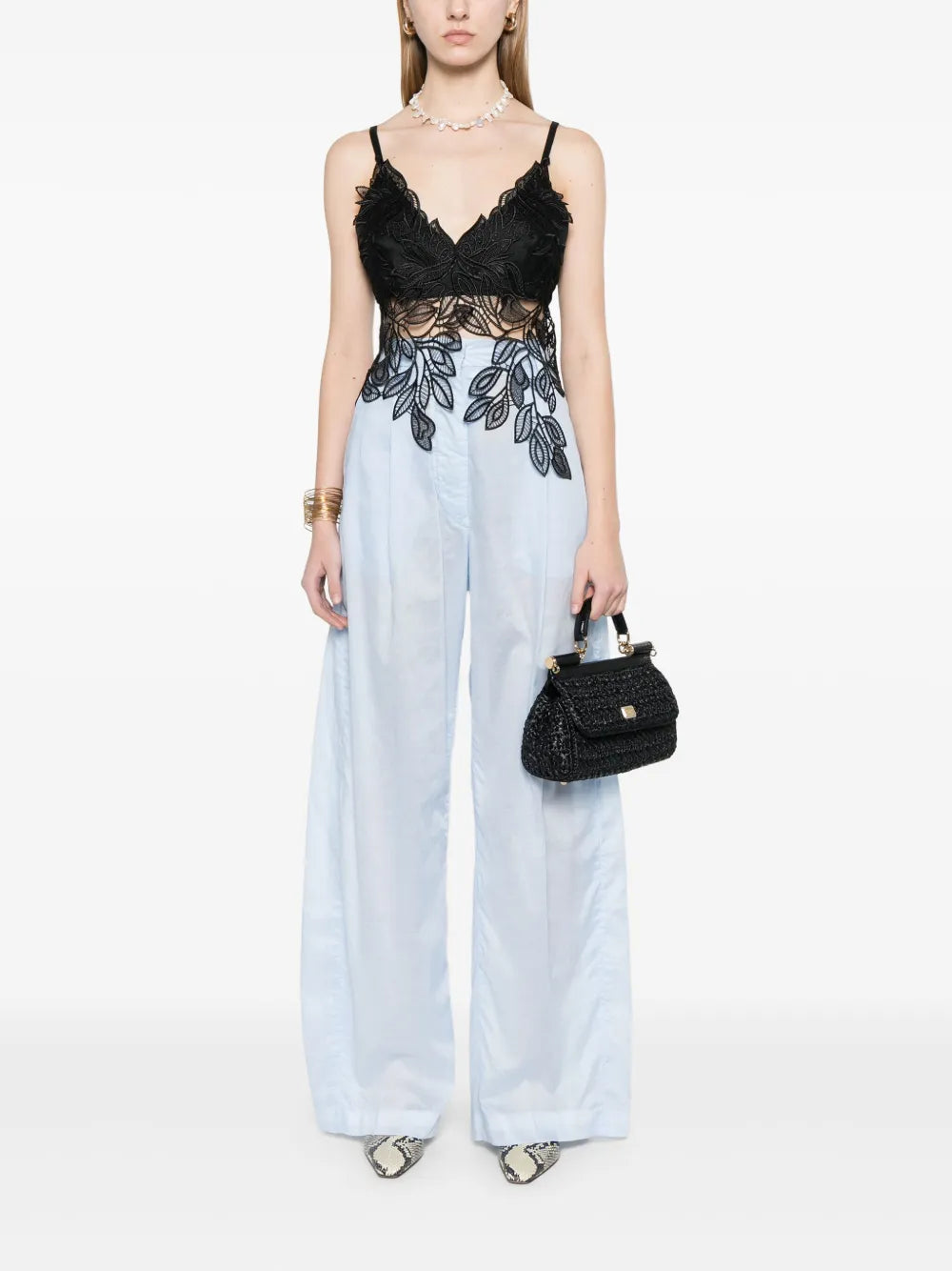 Guipure-Lace Top