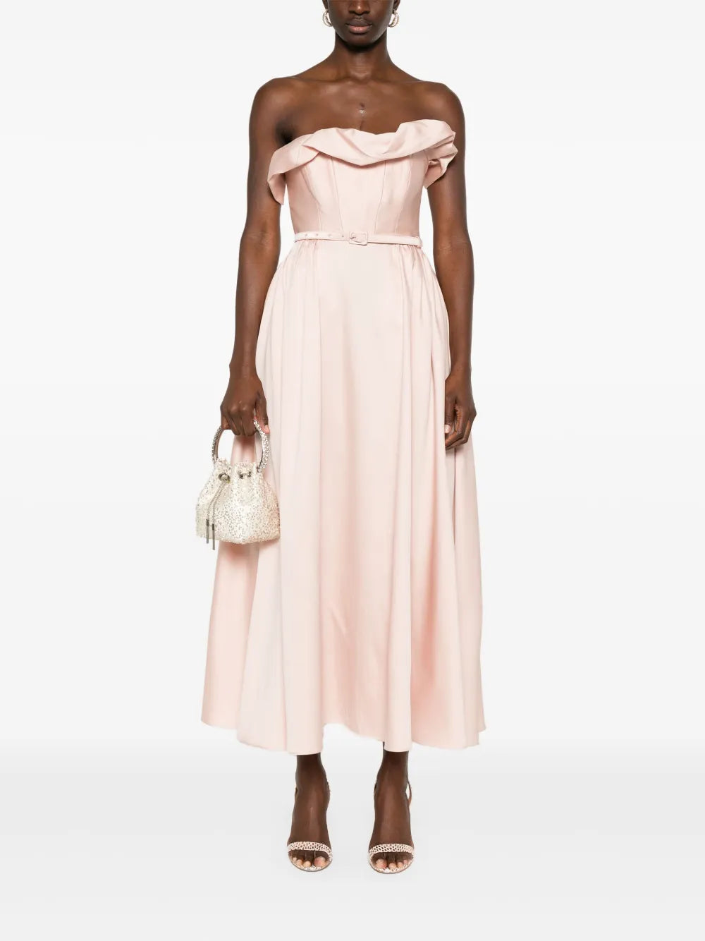 Ruffle Midi Dress