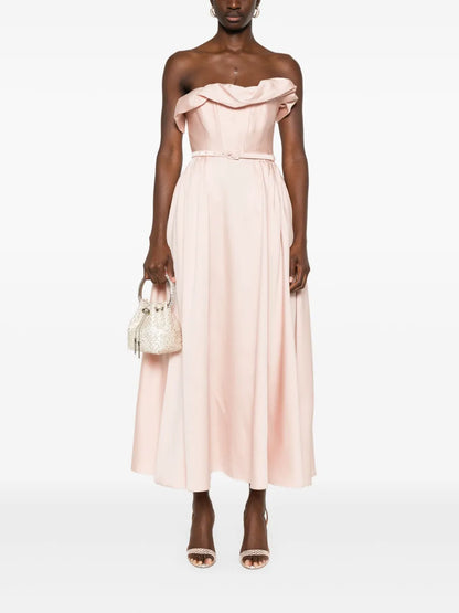 Ruffle Midi Dress