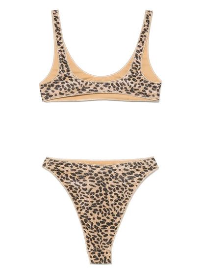 Leopard-Print Bikini