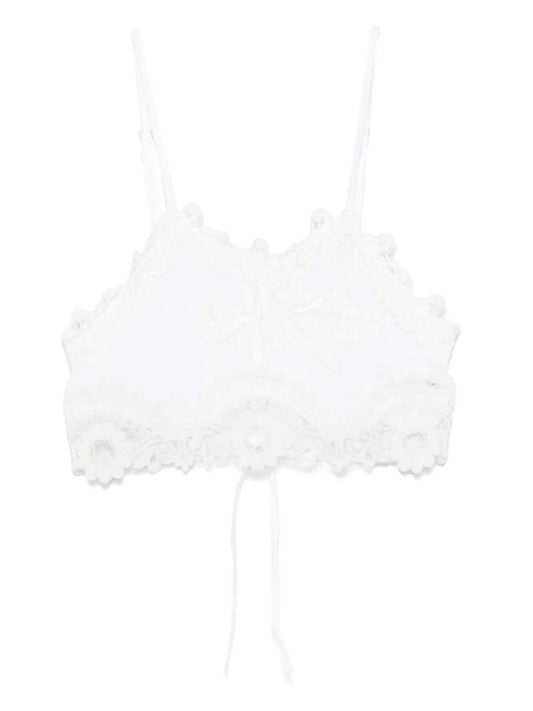 Floral-Embroidery Top