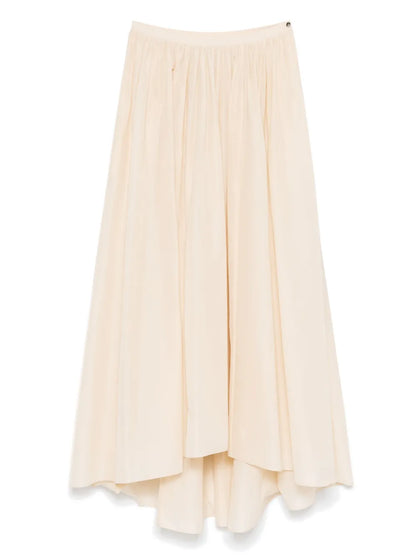 Pleated Maxi Skirt