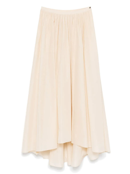 Pleated Maxi Skirt